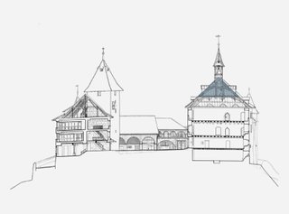 Schloss Kyburg Plan - Massiv-Werk