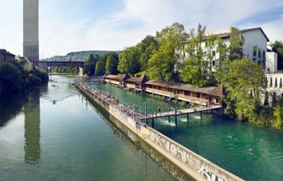 Flussbad «Unterer Letten» [1909] Zürich
