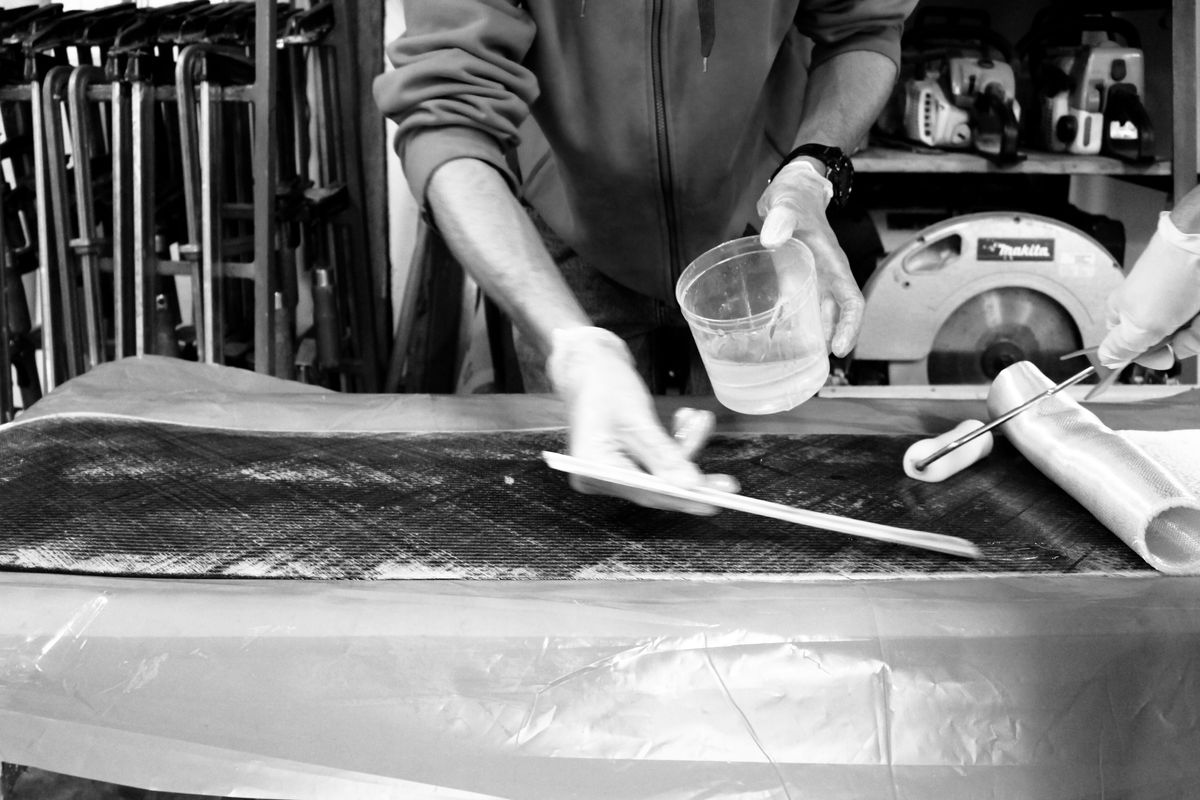 Formverleimung Verarbeitung Sandwich – Massiv-Werk