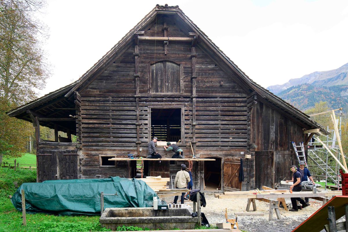 STALLSCHEUNE [1838] Ballenberg in Brienz, BE
